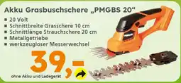 Globus Baumarkt PRIMASTER Akku Grasbuschschere,,PMGBS 20" Angebot