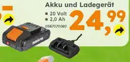 Globus Baumarkt PRIMASTER Akku und Ladegerät Angebot