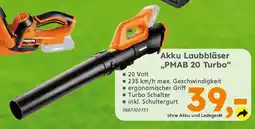 Globus Baumarkt PRIMASTER Akku Laubbläser ,,PMAB 20 Turbo❝ Angebot