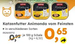 Globus Baumarkt Katzenfutter Animonda vom Feinsten Angebot