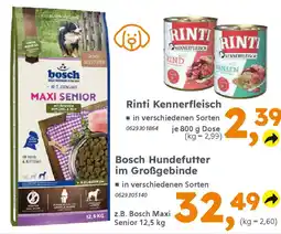 Globus Baumarkt Bosch Hundefutter im Großgebinde Angebot