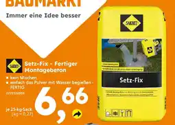 Globus Baumarkt SAKRET Setz-Fix - Fertiger Montagebeton Angebot