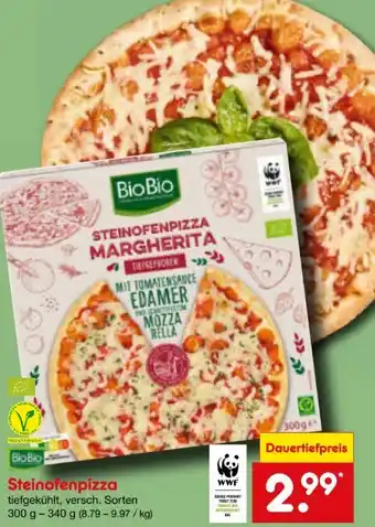 Netto Marken-Discount BioBio Bio-Steinofenpizza Margherita Angebot