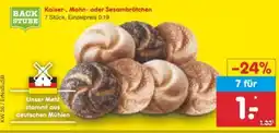Netto Marken-Discount Netto Backstube Kaiserbrötchen Angebot