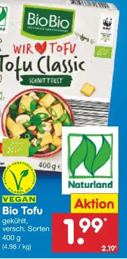 Netto Marken-Discount BioBio Bio-Tofu Vegan Angebot