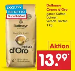 Netto Marken-Discount Dallmayr Kaffee Crema d’Oro Angebot
