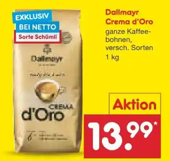Netto Marken-Discount Dallmayr Kaffee Crema d’Oro Angebot