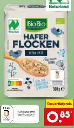 Netto Marken-Discount BioBio Bio-Haferflocken Angebot
