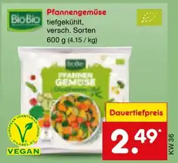 Netto Marken-Discount BioBio Bio-Pfannen Gemüse Angebot