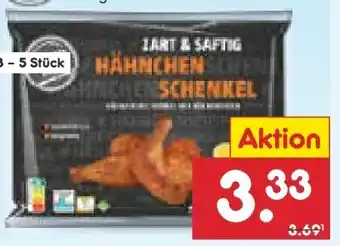 Netto Marken-Discount Tiefkühlt Hähnchen-Schenkel Angebot