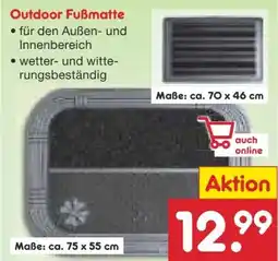 Netto Marken-Discount Outdoor-Fußmatte Angebot