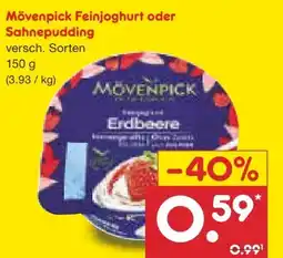 Netto Marken-Discount Mövenpick Feinjoghurt Erdbeere Angebot