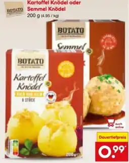 Netto Marken-Discount Botato Kartoffel-Knödel Angebot