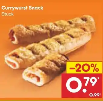 Netto Marken-Discount Netto Backstube Currywurst-Snack Angebot