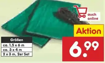 Netto Marken-Discount Living Garden Gewebeplane Angebot