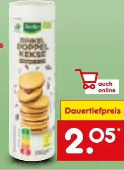 Netto Marken-Discount BioBio Dinkel Doppelkekse Vegan Angebot
