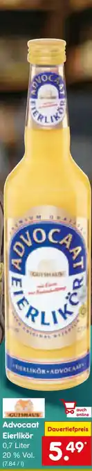 Netto Marken-Discount Gutshaus Advocaat Eierlikör Angebot