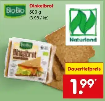 Netto Marken-Discount BioBio Bio-Dinkelbrot Angebot