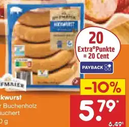 Netto Marken-Discount Hofmaier Bockwurst Angebot
