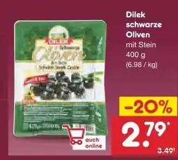 Netto Marken-Discount Dilek Schwarze Oliven Angebot