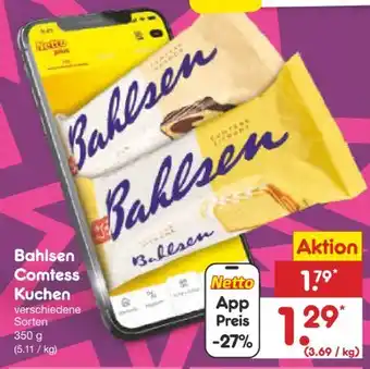 Netto Marken-Discount Bahlsen Comtess Kuchen Angebot