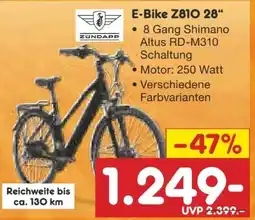 Netto Marken-Discount Zündapp E-Bike Trekking Z810 Angebot