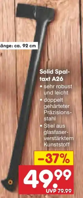 Netto Marken-Discount Fiskars Solid Spaltaxt A26 Angebot