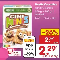 Netto Marken-Discount Nestlé Cini Minis Cerealien Angebot