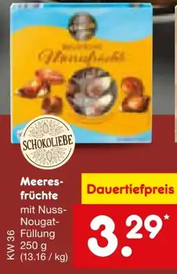 Netto Marken-Discount Schokoliebe Belgische Meeresfrüchte Angebot