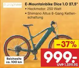 Netto Marken-Discount Prophete E-Mountainbike Dice 1.0 Angebot