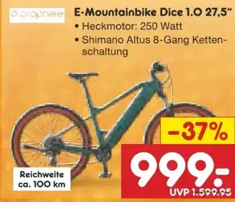 Netto Marken-Discount Prophete E-Mountainbike Dice 1.0 Angebot