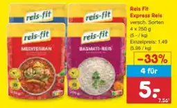 Netto Marken-Discount Reis-Fit Express Basmati-Reis Angebot