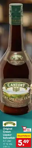 Netto Marken-Discount Cantory Cream Liqueur Angebot