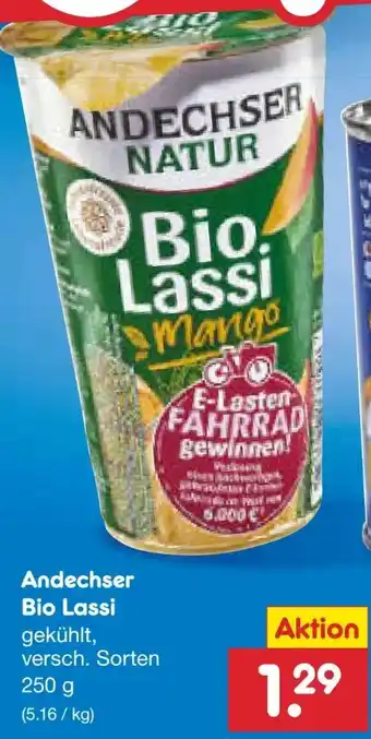 Netto Marken-Discount Andechser Natur Bio-Lassi Mango Angebot