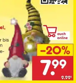 Netto Marken-Discount Living Garden LED Solar Gartenwichtel Angebot