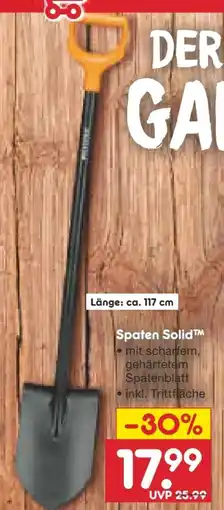 Netto Marken-Discount Fiskars Spaten Solid Angebot