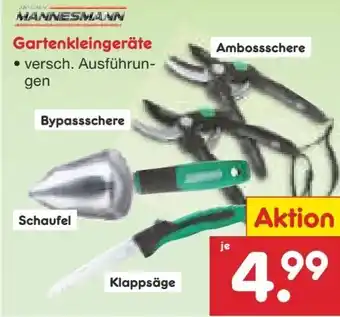 Netto Marken-Discount Brüder Mannesmann Werkzeuge Gartenkleingeräte Angebot