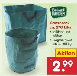 Netto Marken-Discount Living Garden Gartensack Angebot