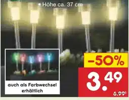 Netto Marken-Discount Living Garden Solar Steckleuchten, 5er Pack Angebot