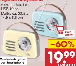 Netto Marken-Discount easy! MAXX Design-Radio Angebot