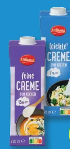 Lidl Milbona Creme zum Kochen Angebot