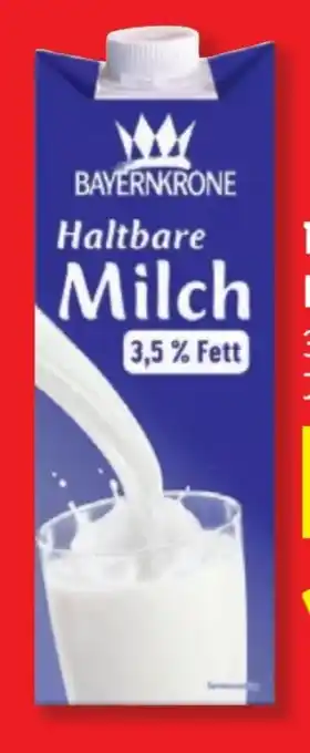 Lidl Bayernkrone Haltbare Milch Angebot