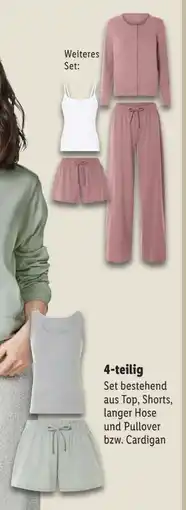 Lidl Esmara Damen Pyjama-Set 4-tlg Angebot