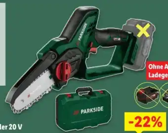 Lidl Parkside Akku-Gehölzschneider PAGHS 20-Li C3 Angebot