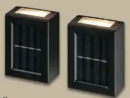 Lidl Livarno Home LED-Solar-Außenwandleuchten Angebot