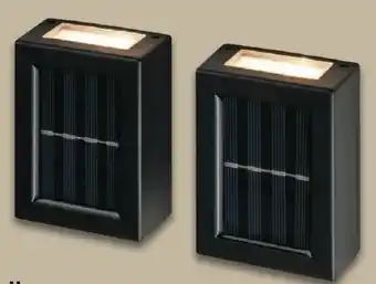 Lidl Livarno Home LED-Solar-Außenwandleuchten Angebot