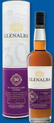 Lidl Glenalba Blended Scotch Whisky PX Cask Finish 30 Y Angebot