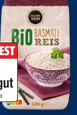 Lidl Golden Sun Bio Basmati Reis Angebot