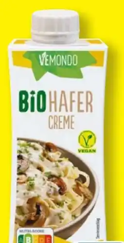Lidl Vemondo Bio Vegane Hafer Creme Angebot