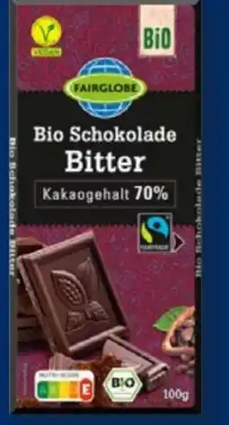 Lidl Fairglobe Bio-Schokolade Angebot